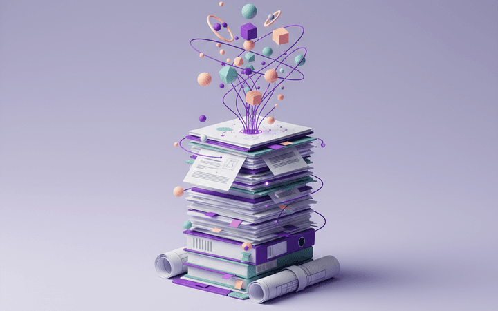 Ingeniería civil: base de conocimiento que reduce informes de 16h a 2h — ilustración editorial